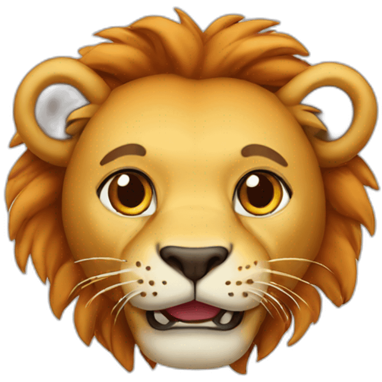 lion cook pizza emoji