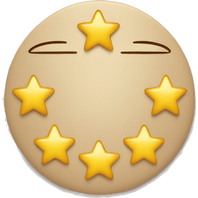 5 Stars In Circle emoji