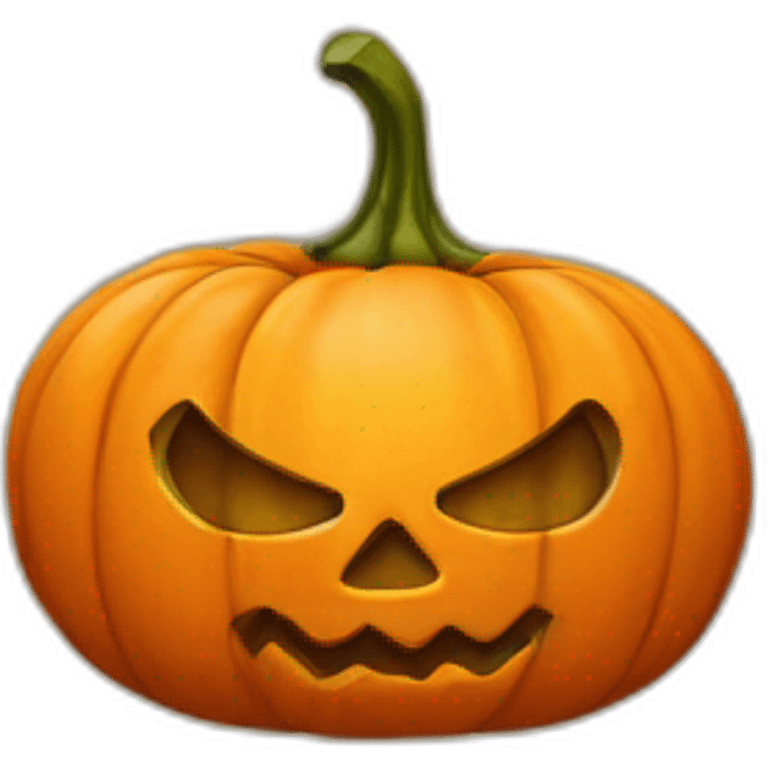 Citrouille d'halloween emoji