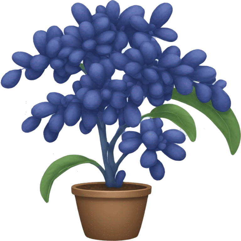 indigo plant emoji