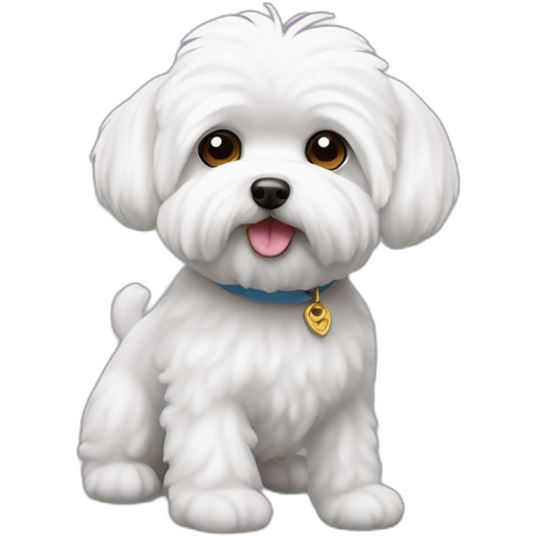 Maltese bichon emoji