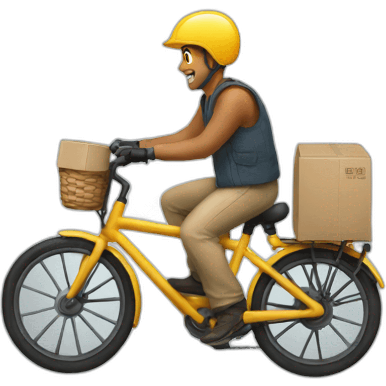 Bike delivery emoji