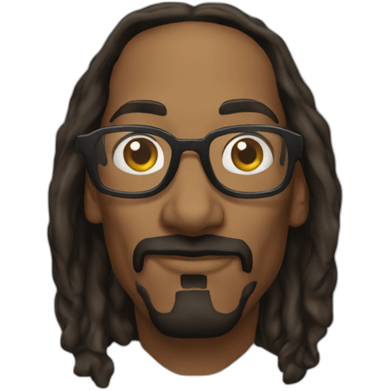 snoop dogg caucasian glasses emoji