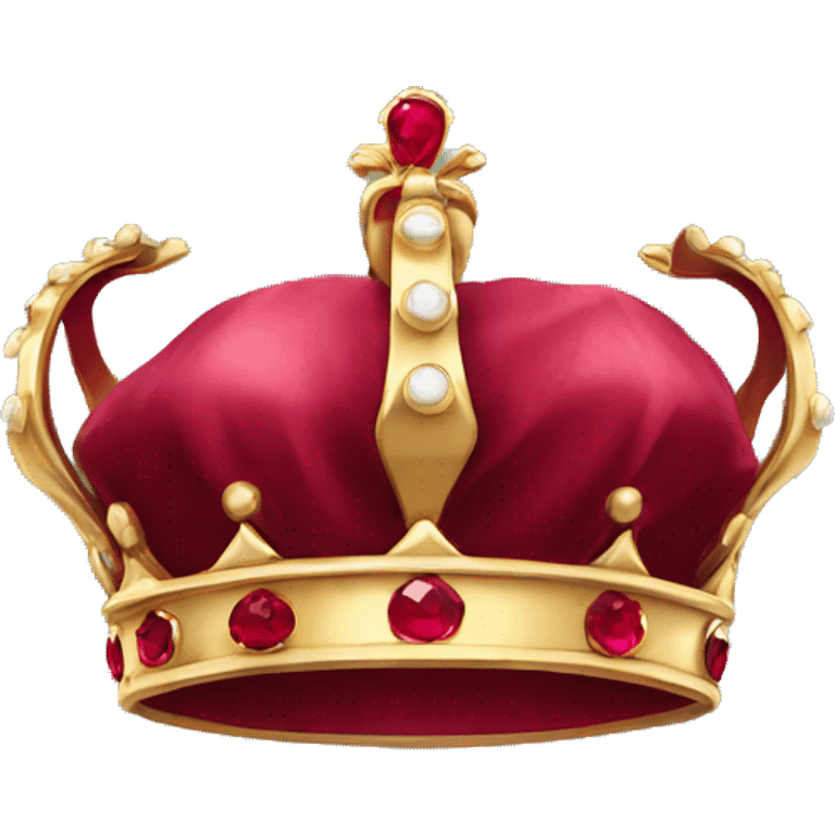 RED RUBY CROWN emoji