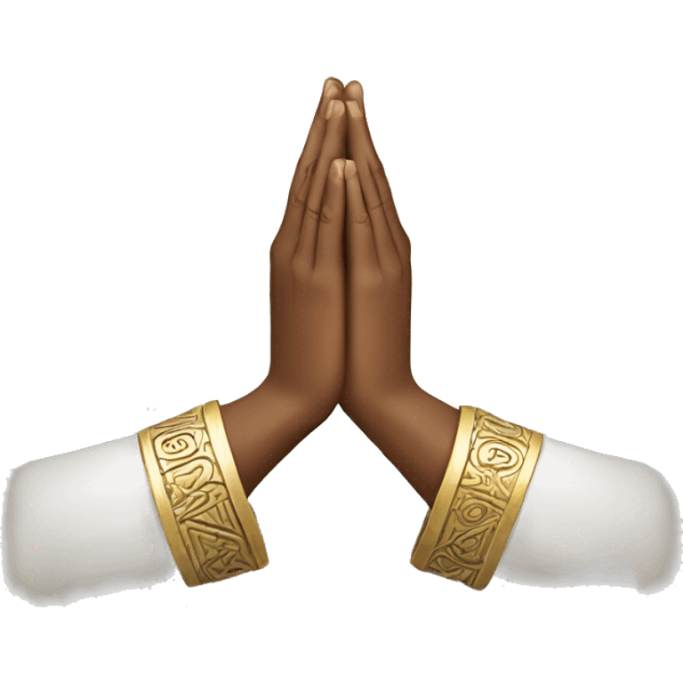 hands in prayer - maori emoji