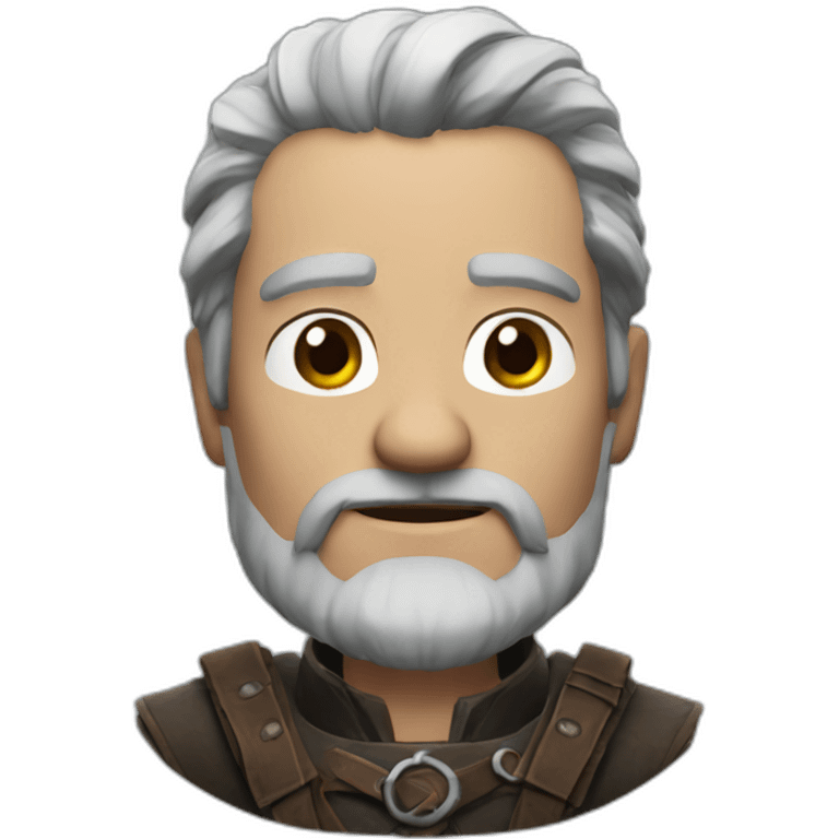 Gerald from witcher emoji