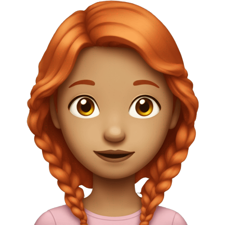 Little girl with red hair emoji