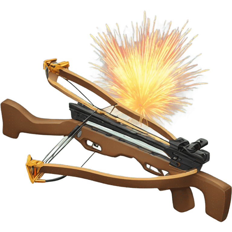 Crossbow of fireworks emoji