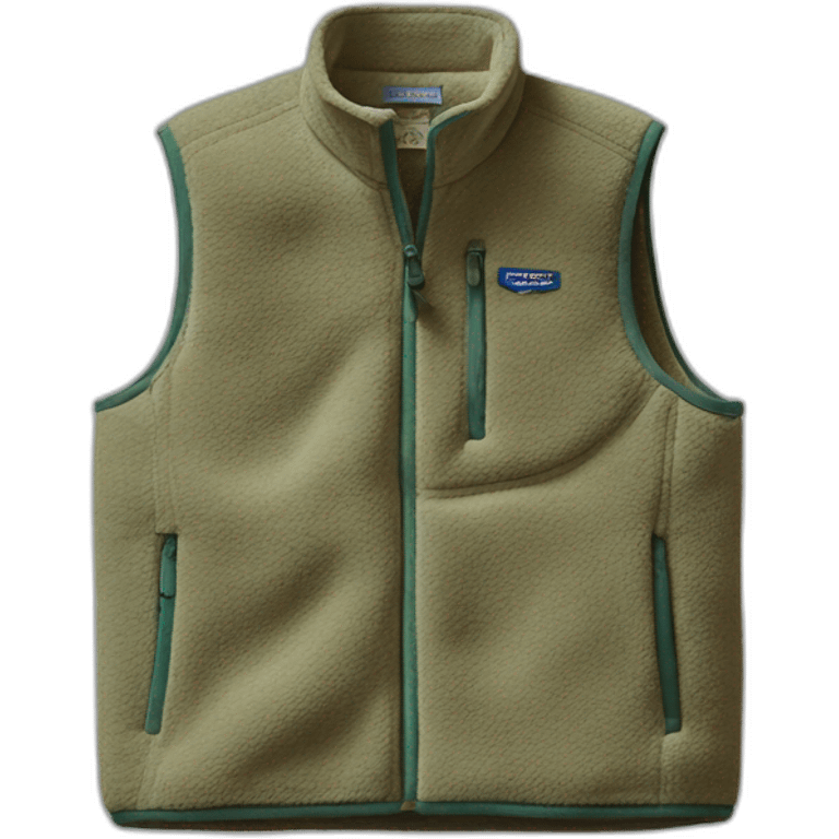 patagonia sweater fleece vest emoji