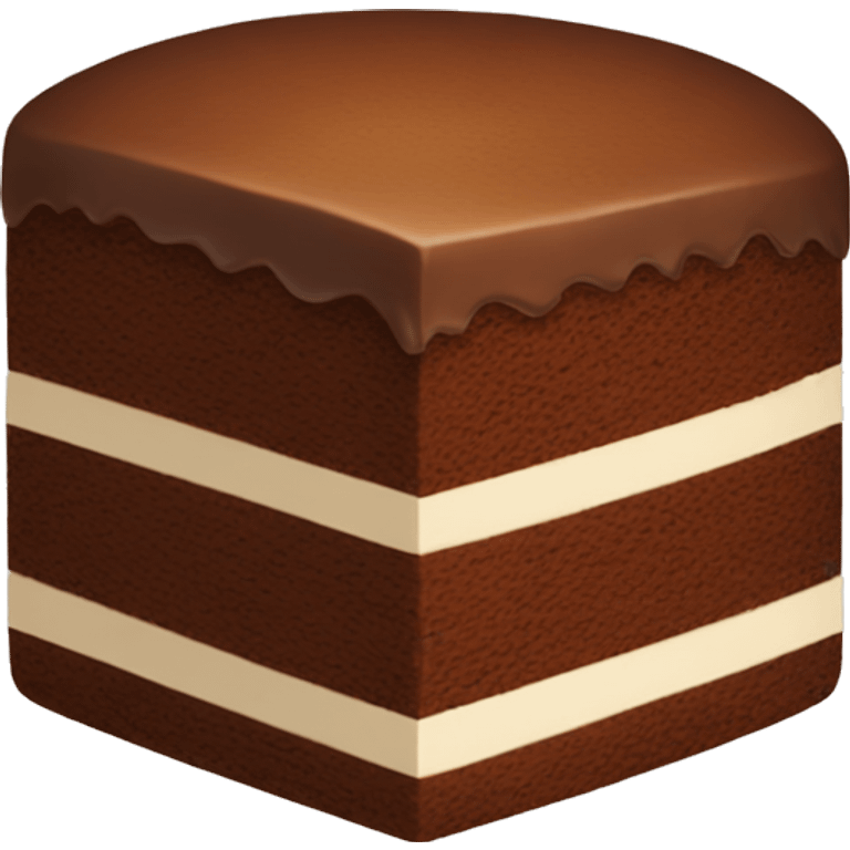 Brown cake emoji