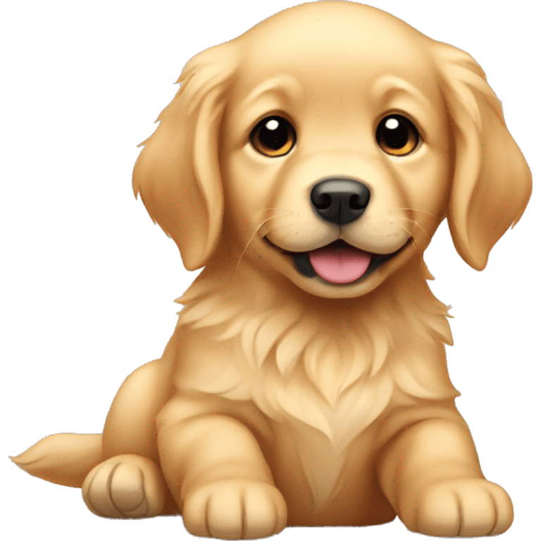 Baby Golden Retriever emoji