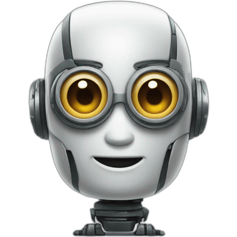 apple emoji robot happy emoji