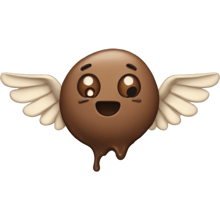 Poop with wings emoji