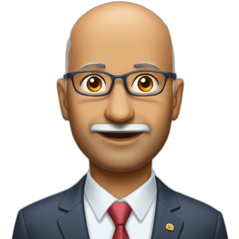 Arvind Krishna IBM ceo bald emoji