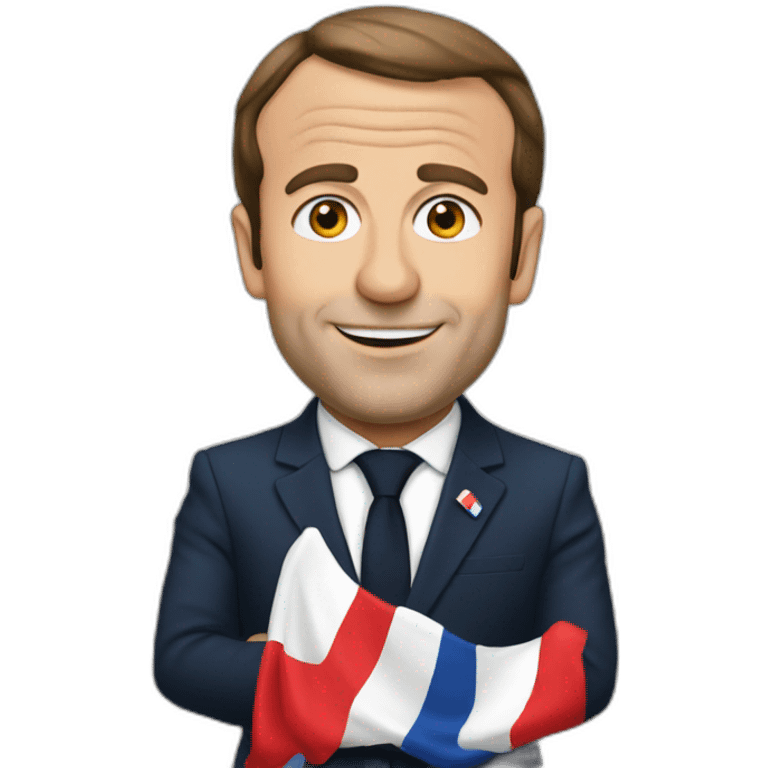 macron partout en france emoji