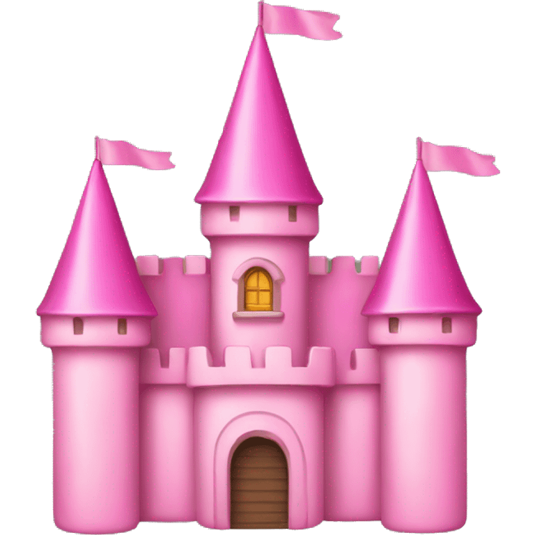 Pink castle emoji