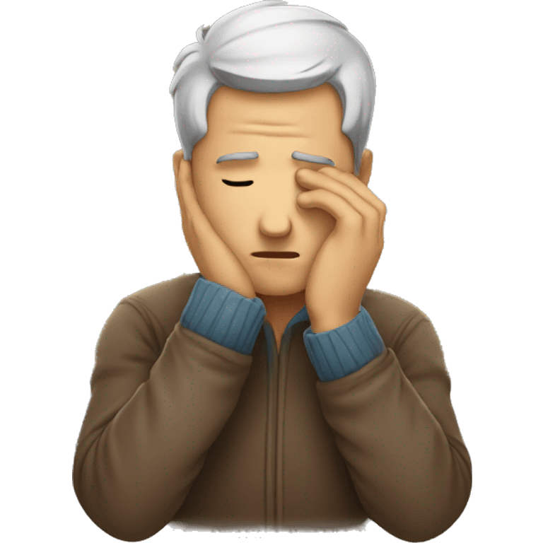 man front facepalming emoji