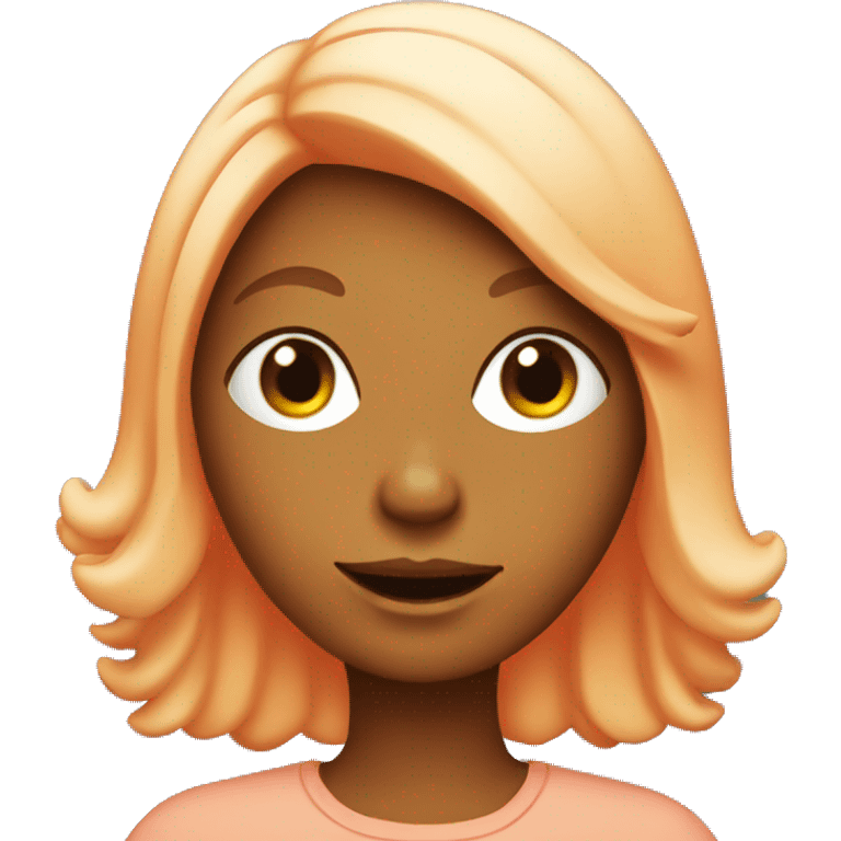 peach lady emoji