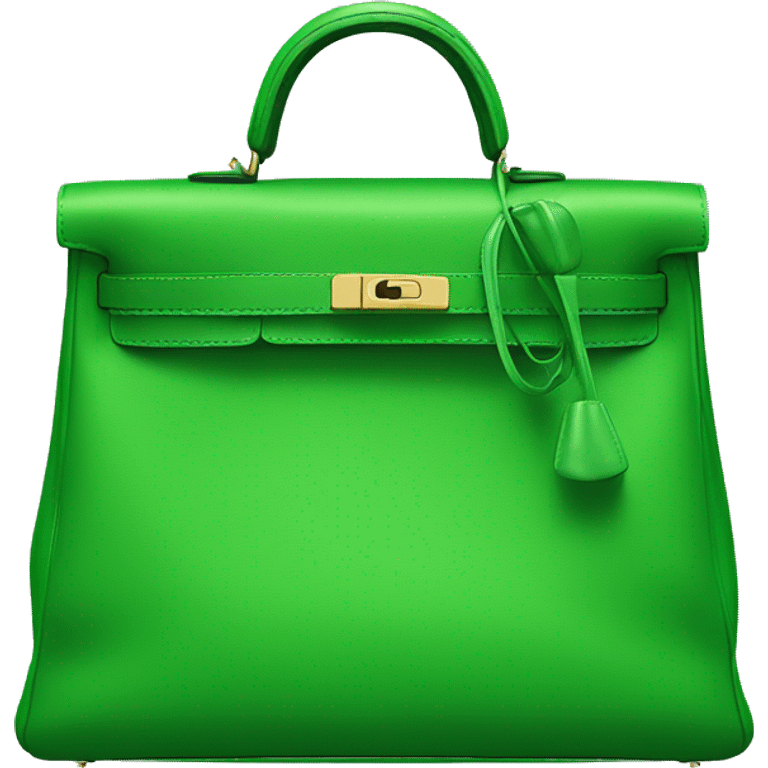 Green Hermes Kelly  emoji