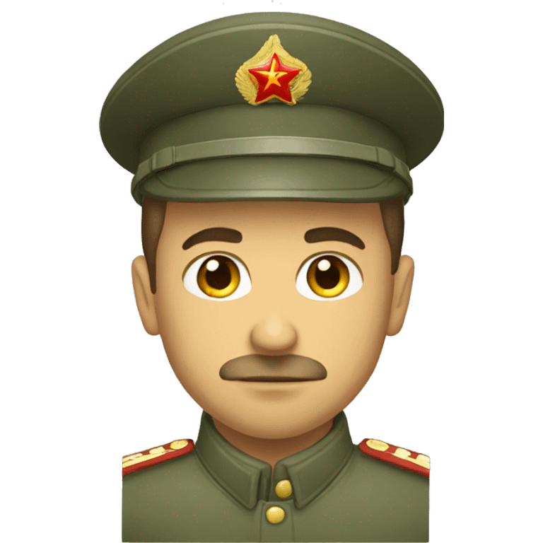 ussr soldier serious  emoji