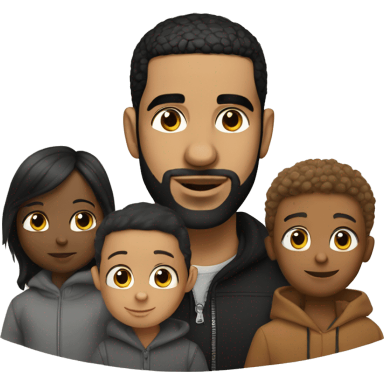 drake with little humans emoji