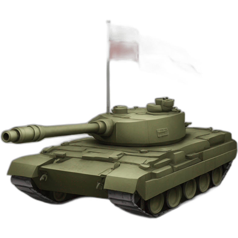 tank with russia flag emoji