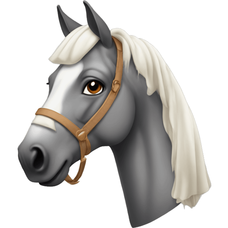 Horse wearing a ear bonnet  emoji