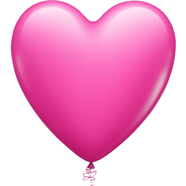 Hearts ballon’s big in pink color emoji