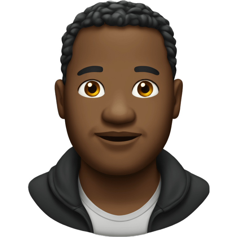 fat black man  emoji