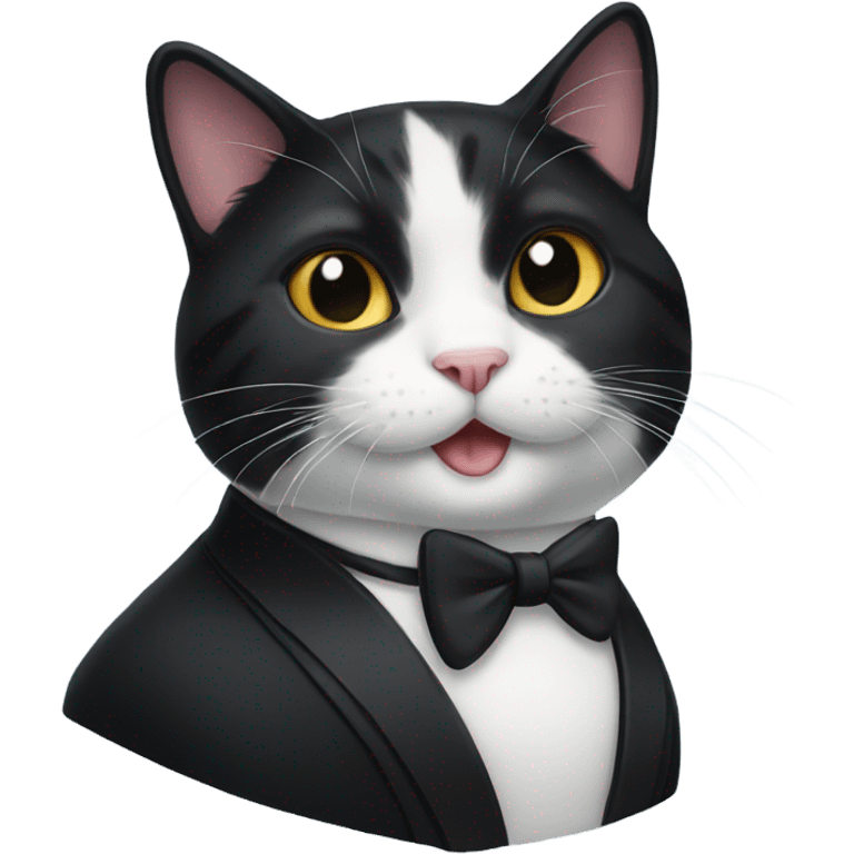 tuxedo cat emoji