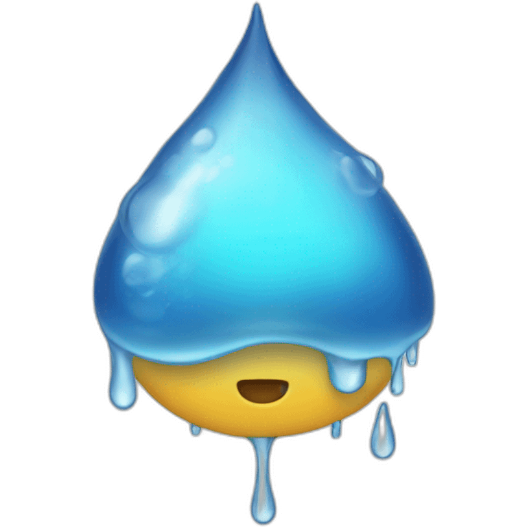 pure drop of rain emoji