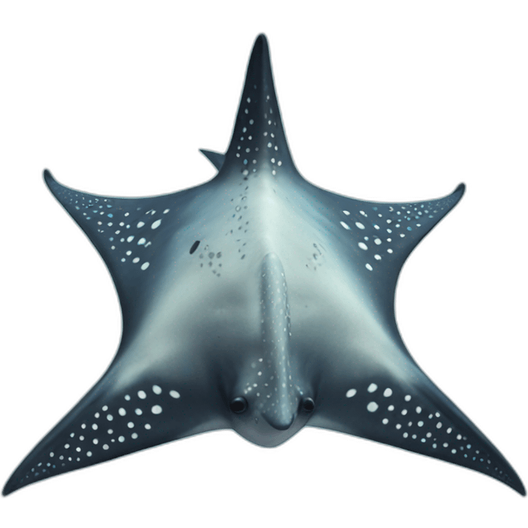 Submarine Eagle ray emoji