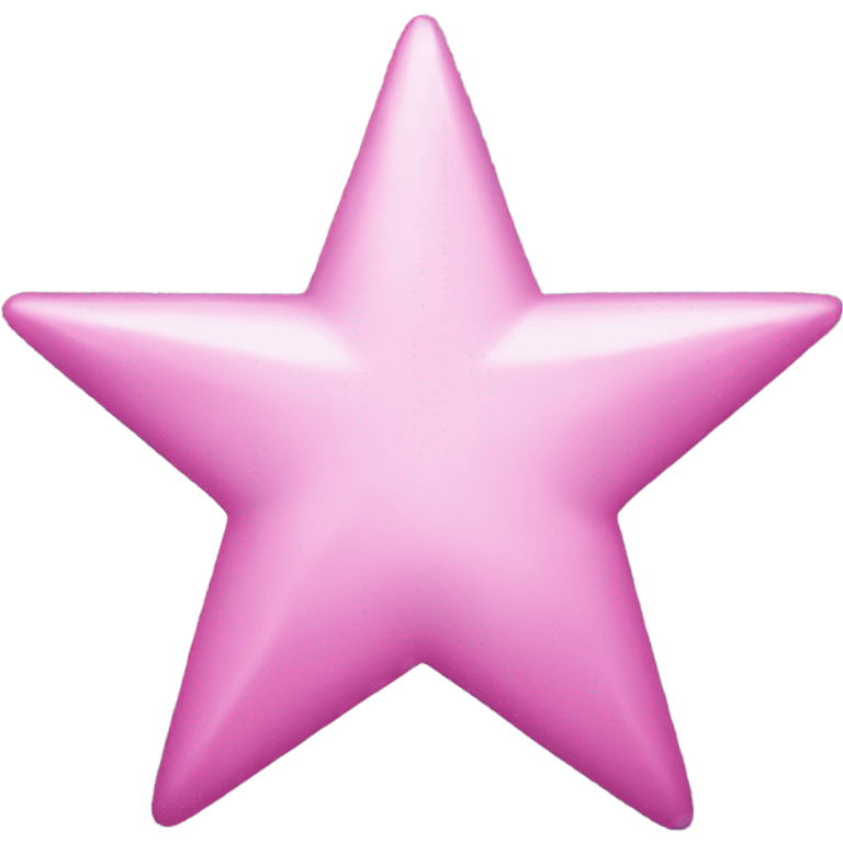 A pink star  emoji