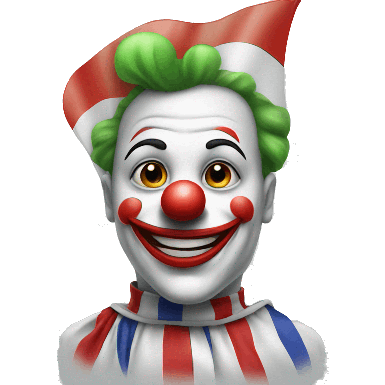  Clown with flag emoji