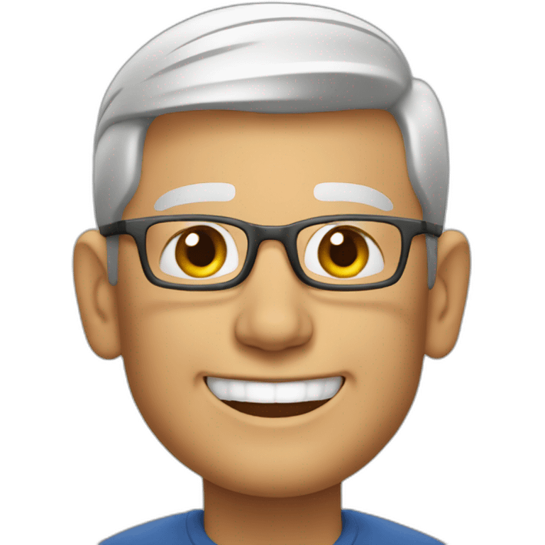 happy tim cook emoji