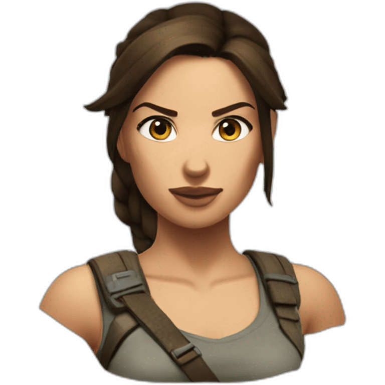 Lara croft emoji