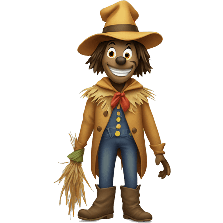 Disney goofy dressed as a scarecrow  emoji