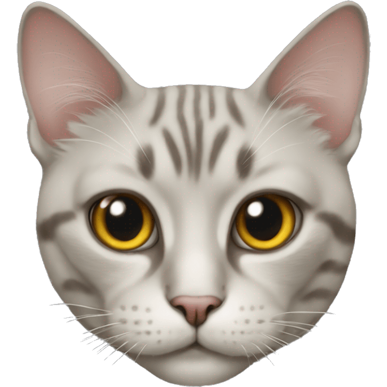 realistic cat with slit eyes emoji