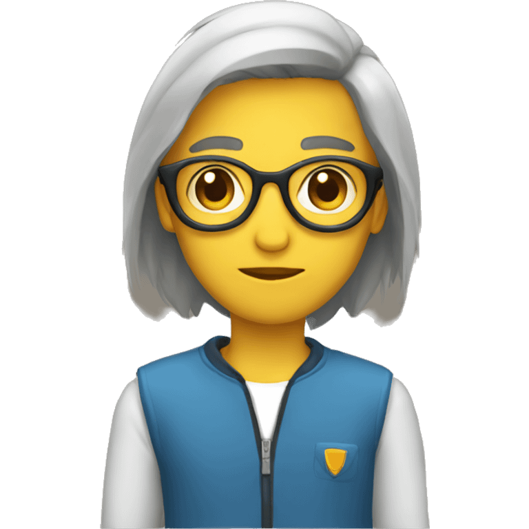 Persona enseñando emoji