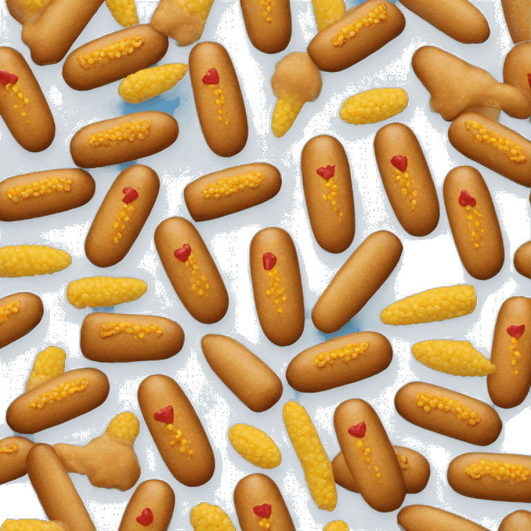 Corn dog emoji