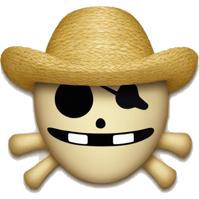 One Piece Straw Hat FLAG LOGO emoji