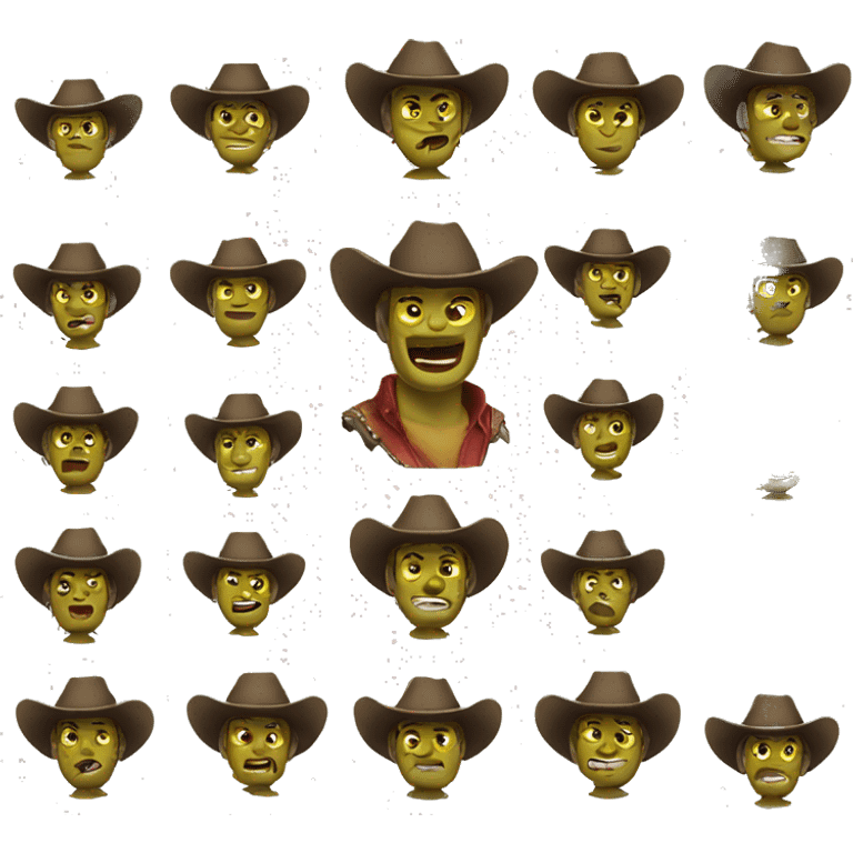 Cowboy ogre emoji