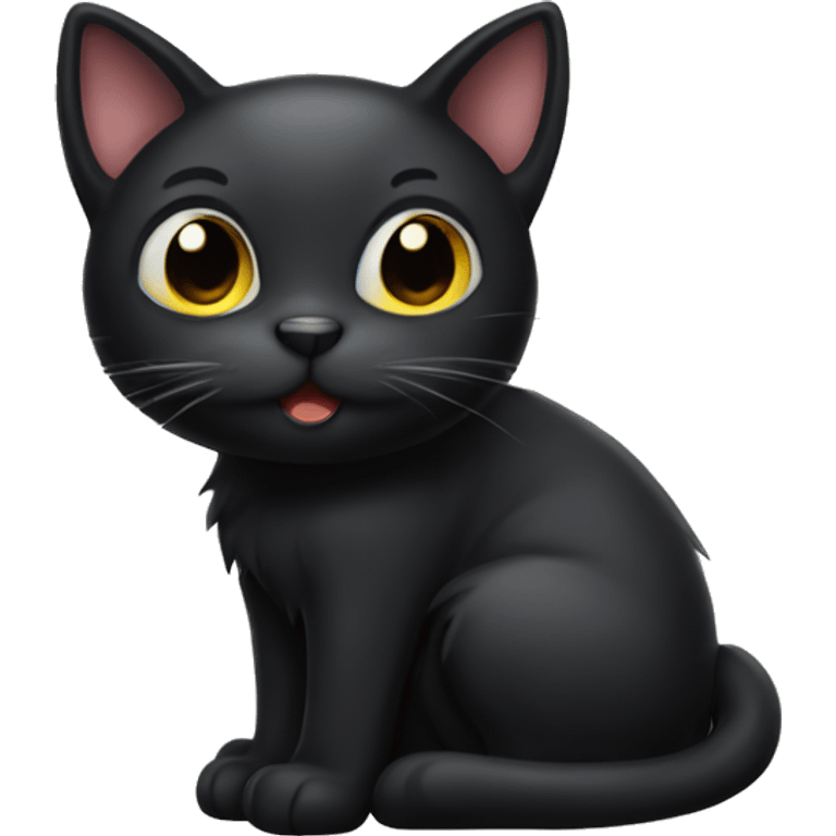 Black cat emoji