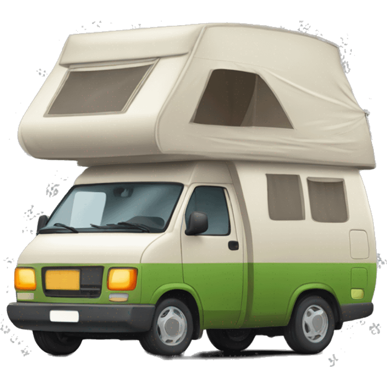 Camping car emoji