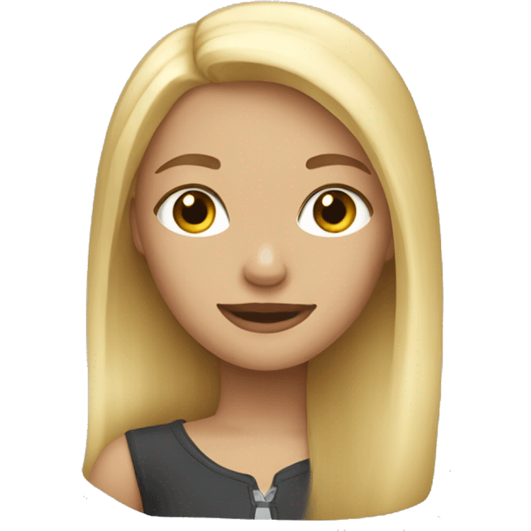 Blonde girl  emoji