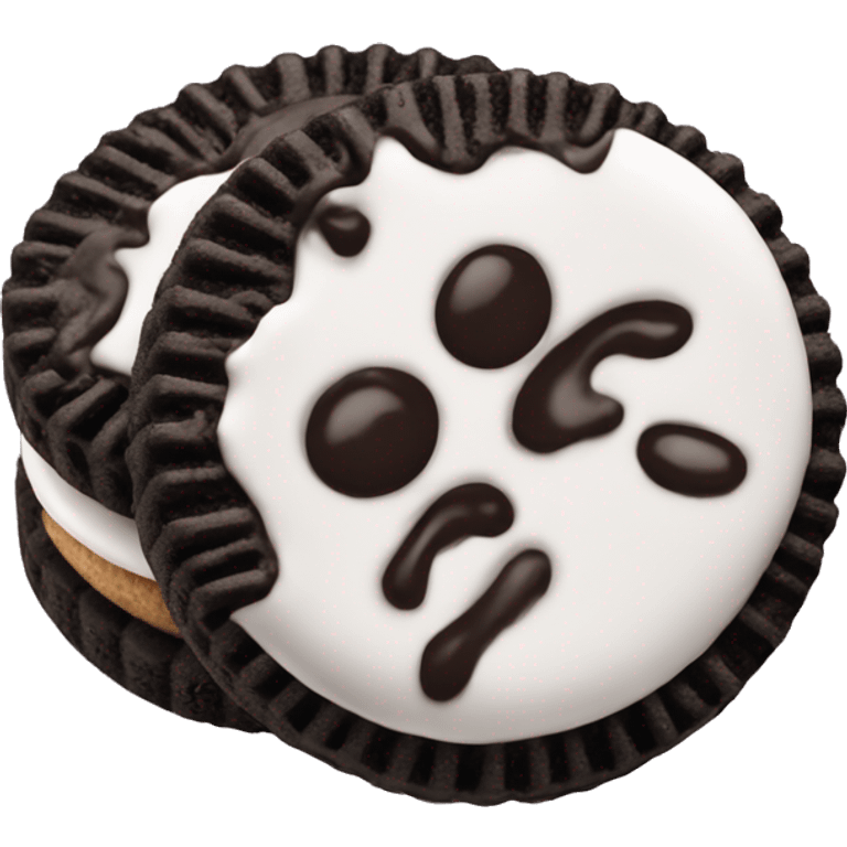 Two Oreos cookies emoji