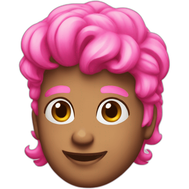 Pinkes lachenden emoji emoji