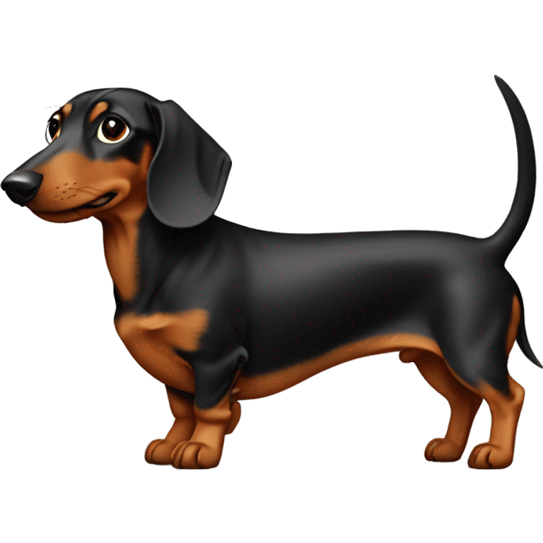 Dachshund body emoji