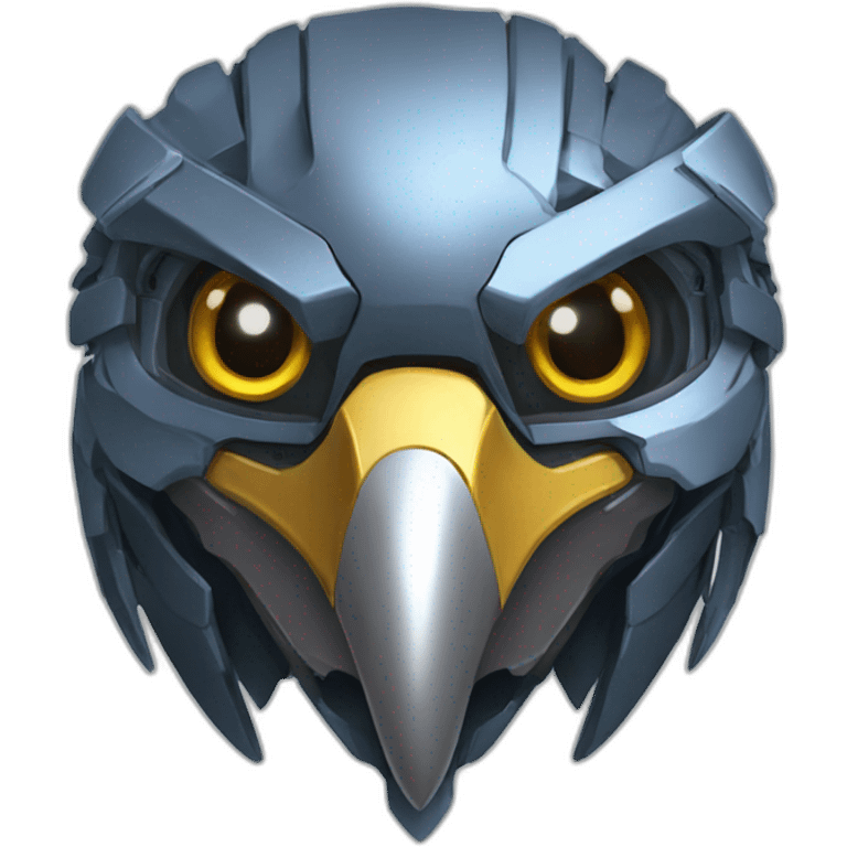 mecha eagle head emoji