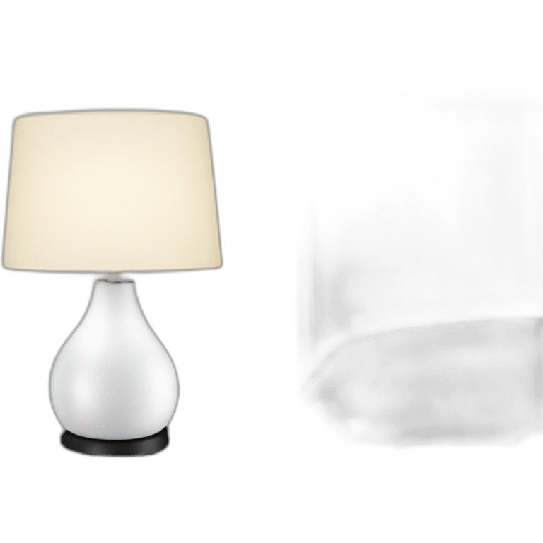 white smart home lamp emoji